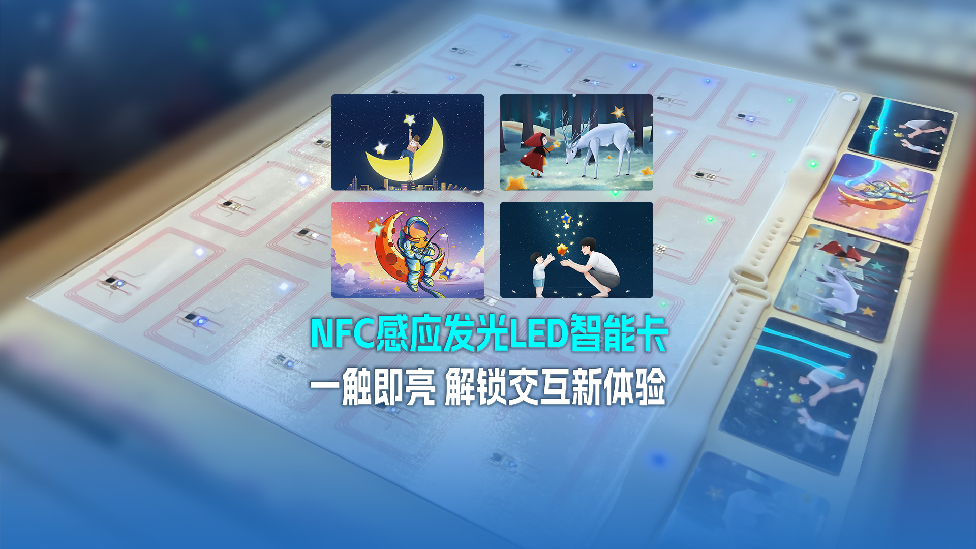 告別普通！卡立方集團(tuán)感應(yīng)LED發(fā)光智能卡硅膠手環(huán)腕帶產(chǎn)品，點(diǎn)亮你的每一次交互?